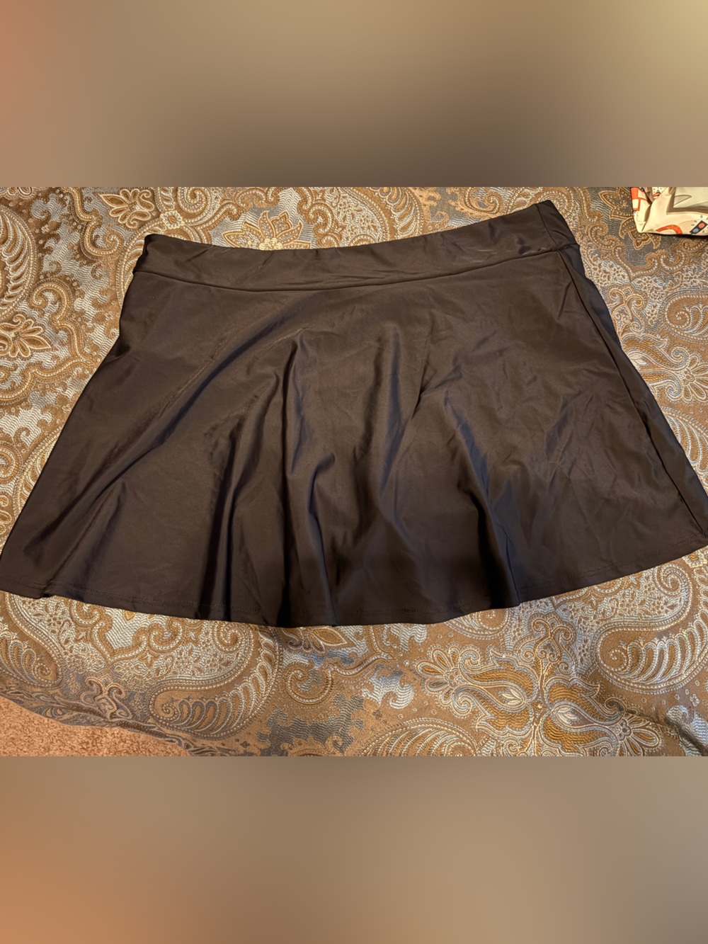Latched Mama Sporty Swim Skirt with Brief - Black 2X, NWT